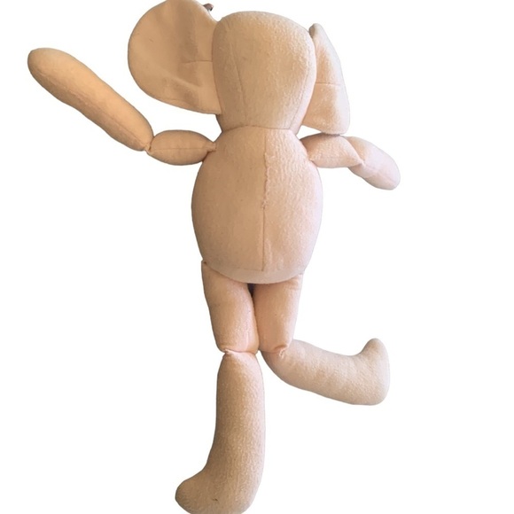 Pink Handmade bendable elephant, 20" - Picture 5 of 5